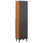 Mueble de Cuarto de Baño con estante Marrón 38 x 33 x 160 cm