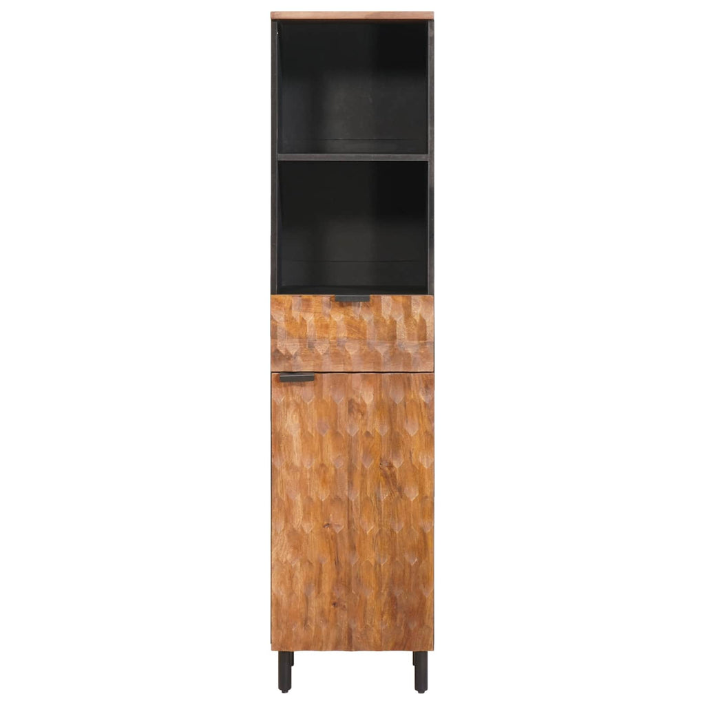Mueble de Cuarto de Baño con estante Marrón 38 x 33 x 160 cm