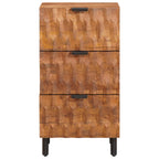 Aparador con cajón Acabado de Acacia Marrón 40 x 33 x 75 cm