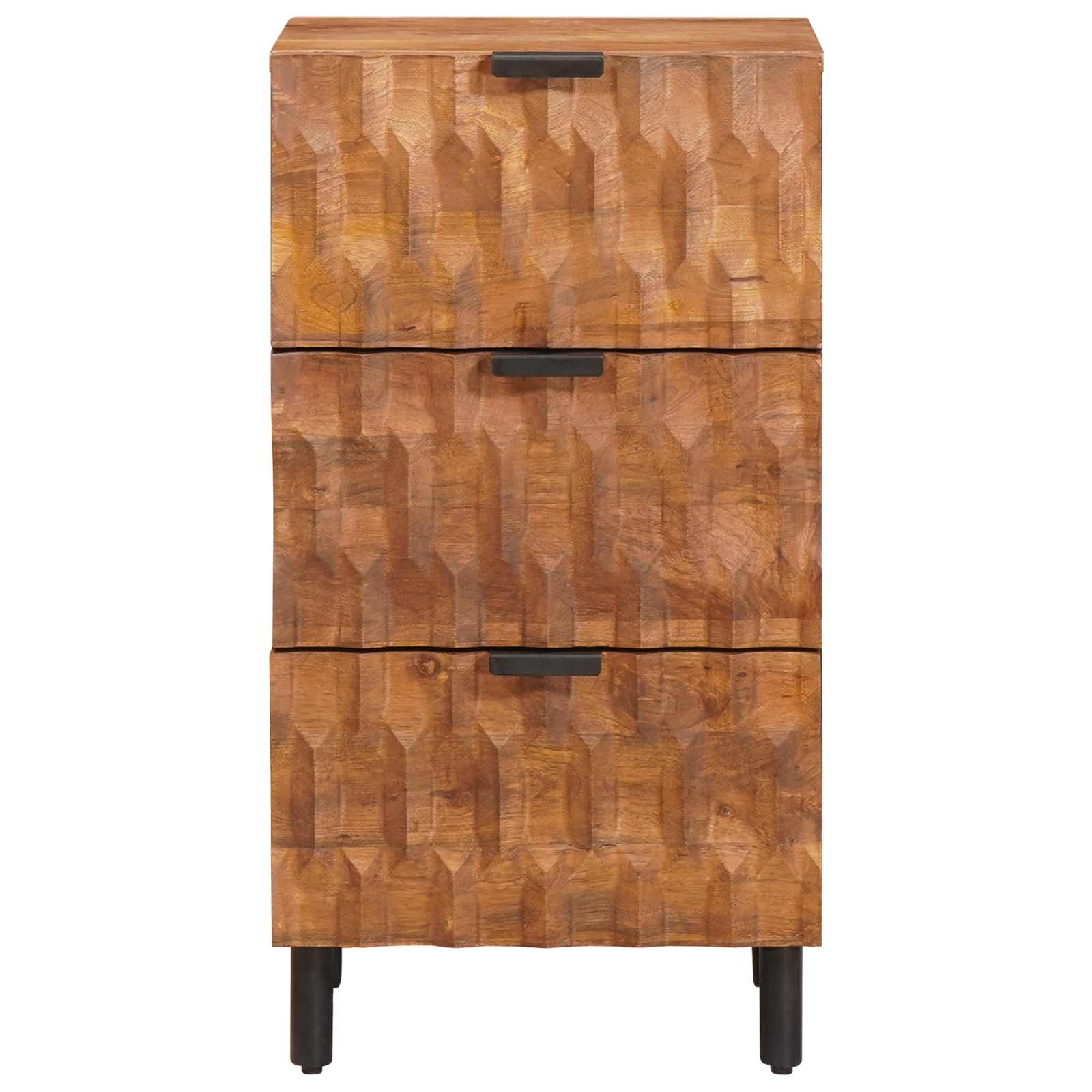 Aparador con cajón Acabado de Acacia Marrón 40 x 33 x 75 cm