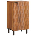 Aparador con puerta Acabado de Acacia Marrón 40 x 33 x 75 cm