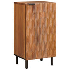 Aparador con puerta Acabado de Acacia Marrón 40 x 33 x 75 cm