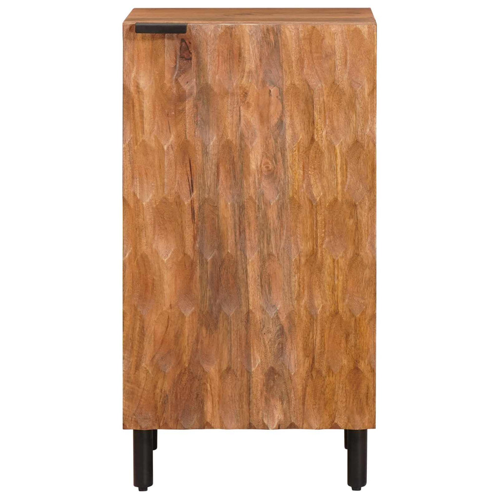 Aparador con puerta Acabado de Acacia Marrón 40 x 33 x 75 cm