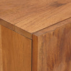 Aparador con estante Acabado de Acacia Marrón 90 x 33 x 75 cm