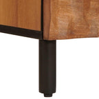 Aparador alto Acabado de Acacia Marrón 40 x 33 x 110 cm