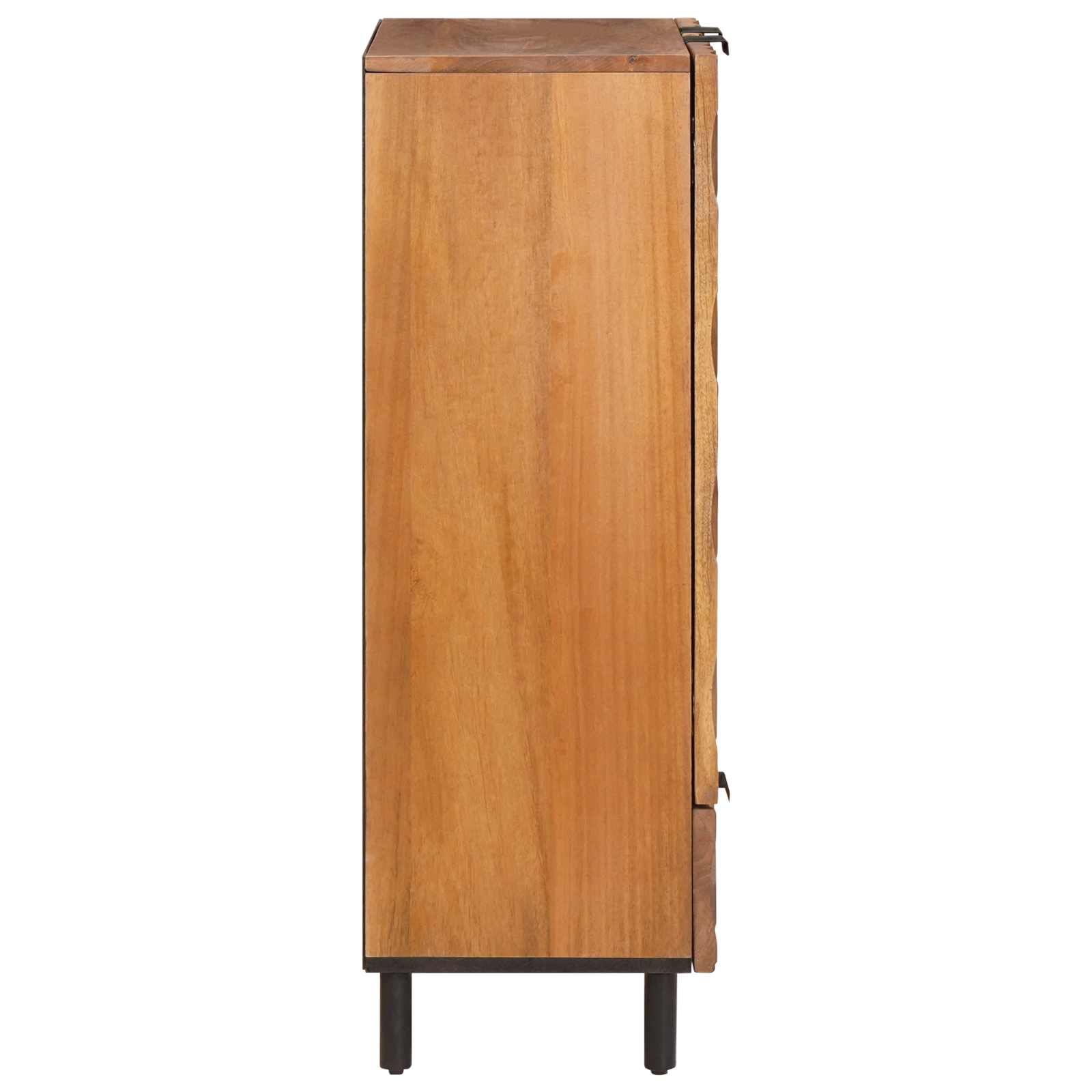 Aparador alto Acabado de Acacia Marrón 60 x 33 x 100 cm