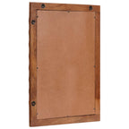 Espejo de baño Acabado de Acacia Marrón 50 x 70 x 2,5 cm