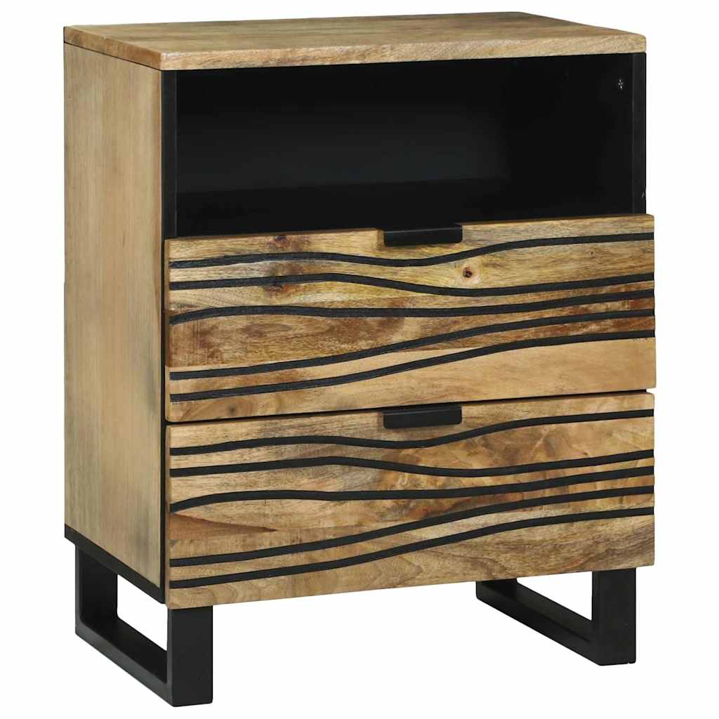 Nightstand White 50 x 33 x 62 cm Engineered wood