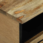Mesa de centro Natural 80 x 54 x 40 cm Madera de ingeniería