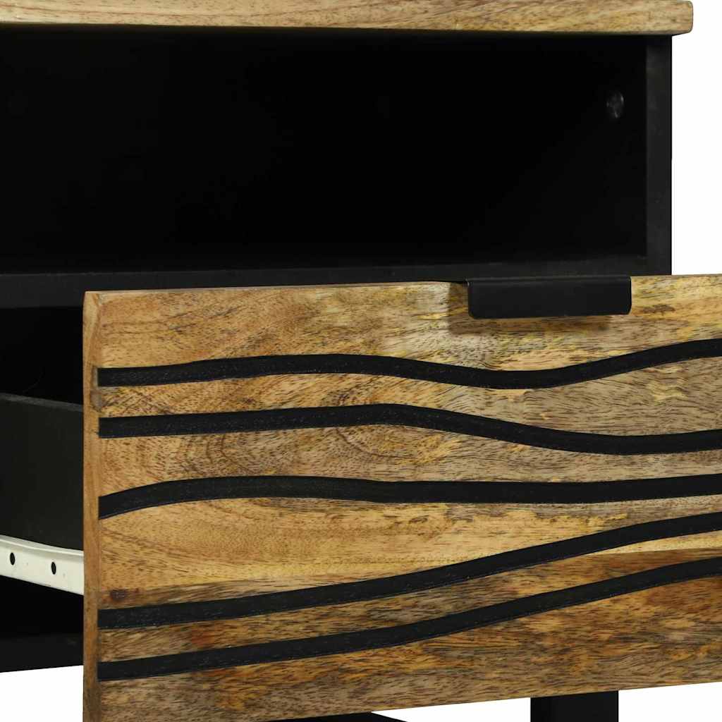 Mesa de centro Natural 80 x 54 x 40 cm Madera de ingeniería