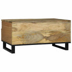 Mesa de centro Natural 80 x 54 x 40 cm Madera de ingeniería