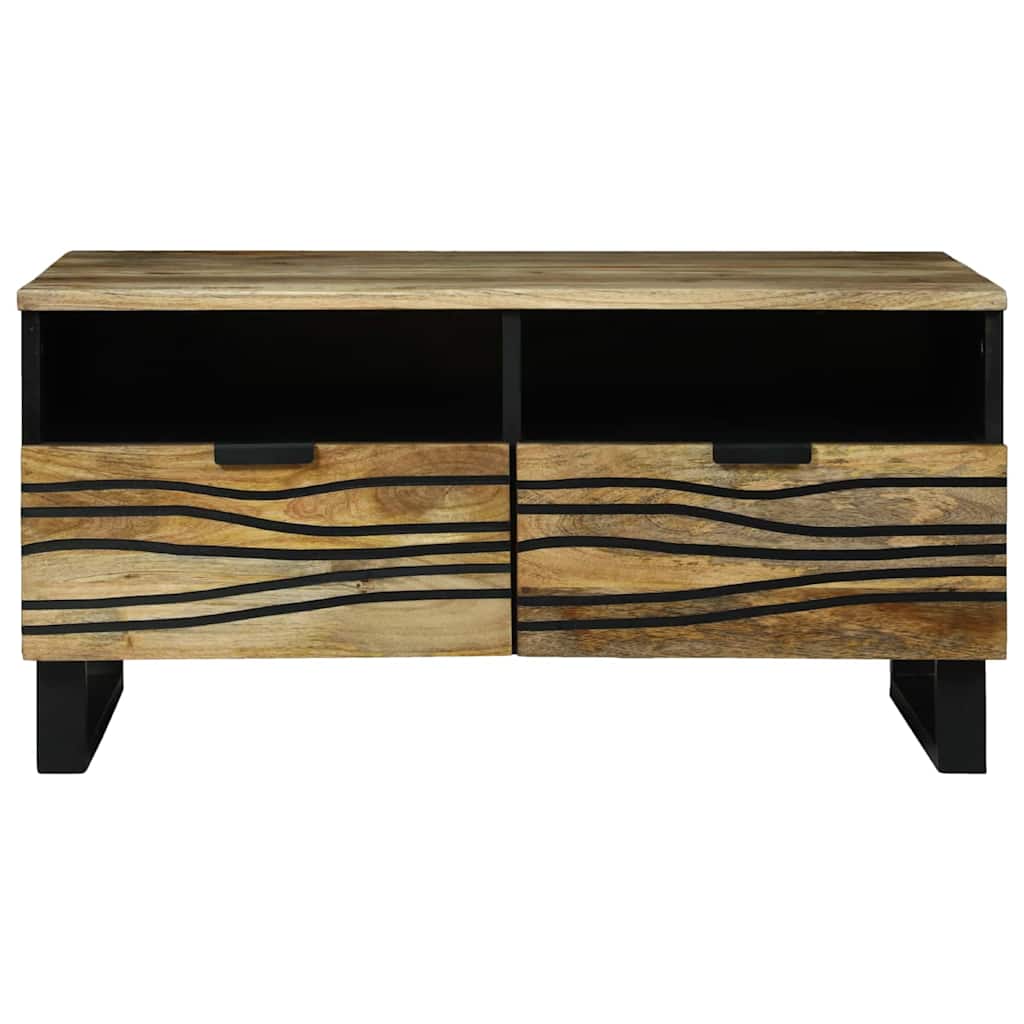 Mesa de centro Natural 80 x 54 x 40 cm Madera de ingeniería