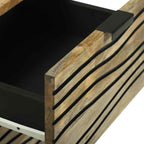 Aparador Marrón 40 x 33 x 75 cm madera maciza de mango