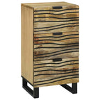 Aparador Marrón 40 x 33 x 75 cm madera maciza de mango