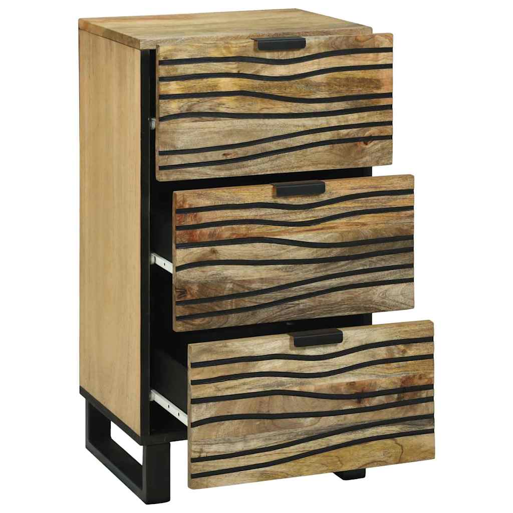Aparador Marrón 40 x 33 x 75 cm madera maciza de mango