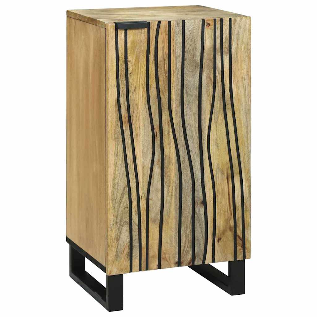 Aparador Blanco 40 x 33 x 75 cm madera maciza de mango