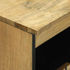 Aparador Marrón 60 x 33 x 75 cm madera maciza de mango