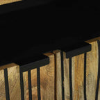 Aparador Marrón 60 x 33 x 75 cm madera maciza de mango