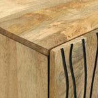 Aparador Marrón 60 x 33 x 75 cm madera maciza de mango