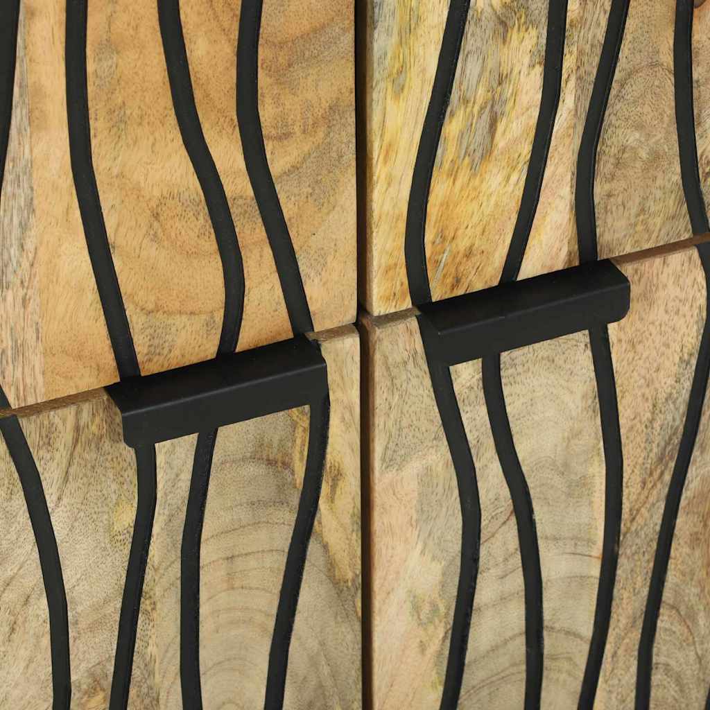 Aparador Marrón 60 x 33 x 75 cm madera maciza de mango
