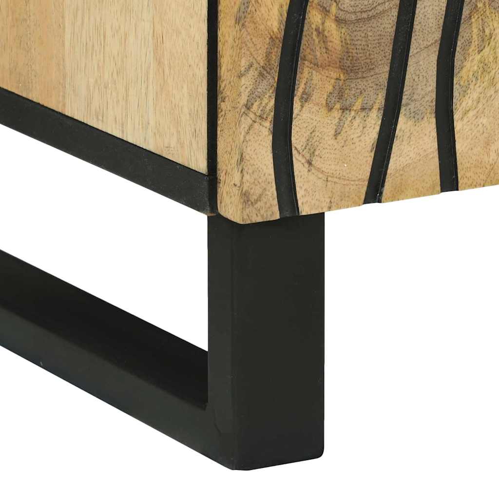Aparador Marrón 60 x 33 x 75 cm madera maciza de mango