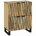Aparador Marrón 60 x 33 x 75 cm madera maciza de mango