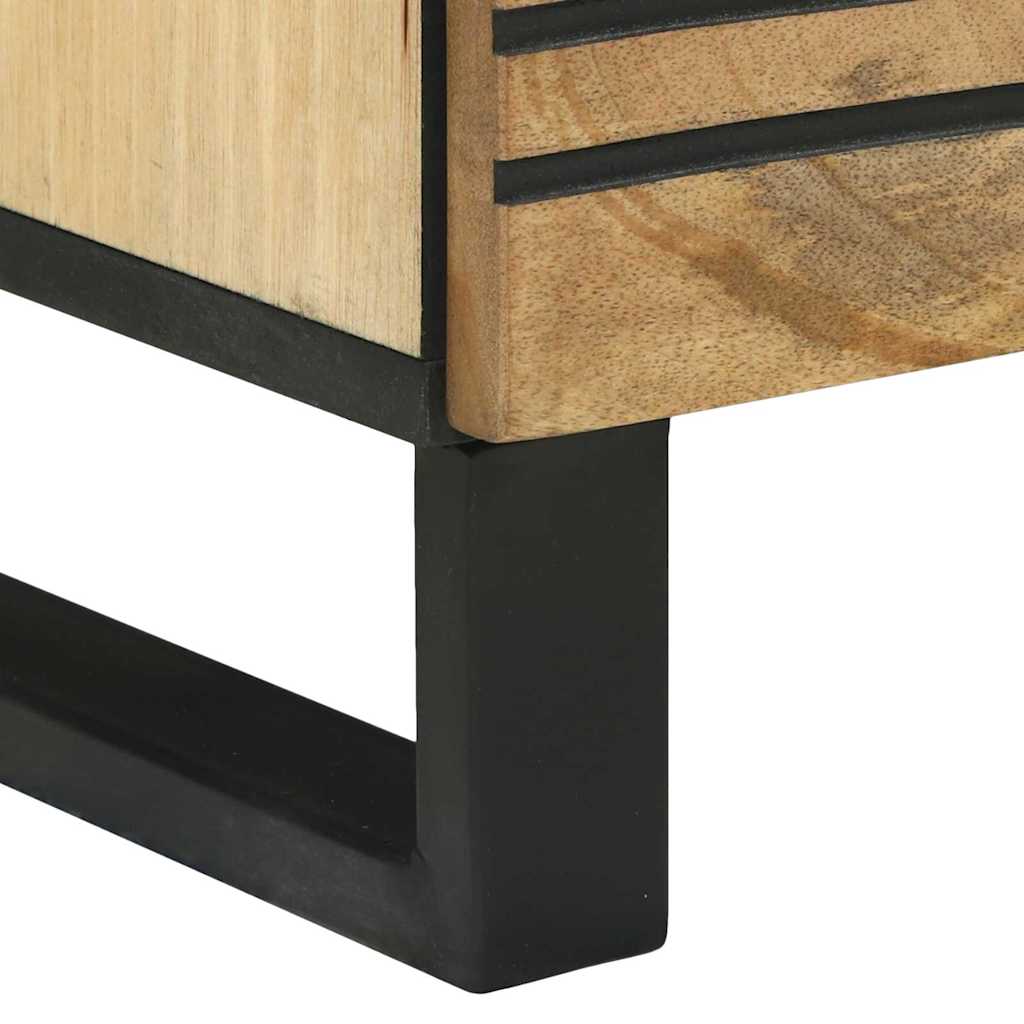 Alto Marrón 40 x 33 x 110 cm madera maciza de mango