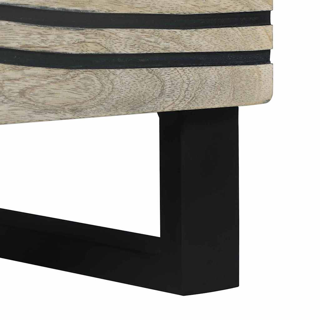 Mesa de noche 2 pcs Blanco 40 x 33 x 46 cm Madera de ingeniería
