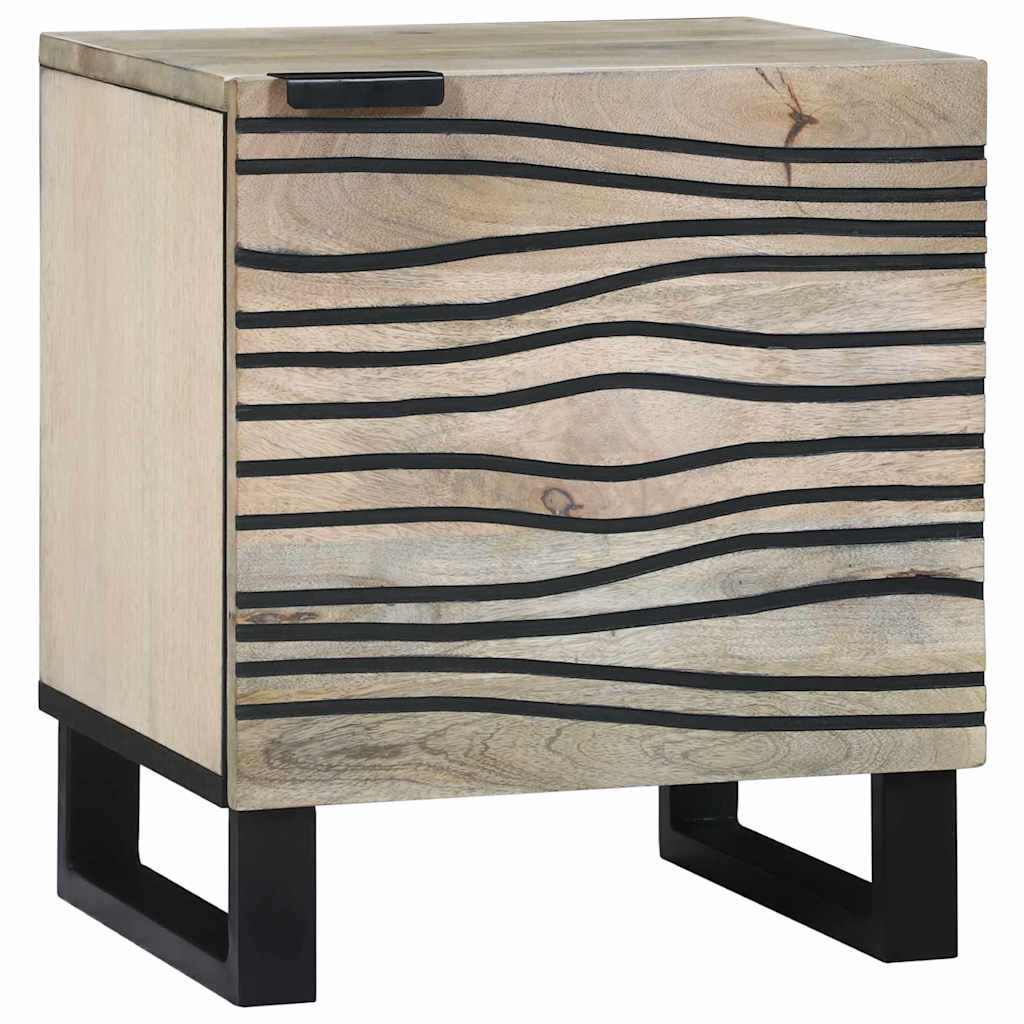 Mesa de noche 2 pcs Blanco 40 x 33 x 46 cm Madera de ingeniería