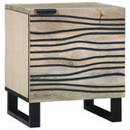 Mesa de noche 2 pcs Blanco 40 x 33 x 46 cm Madera de ingeniería
