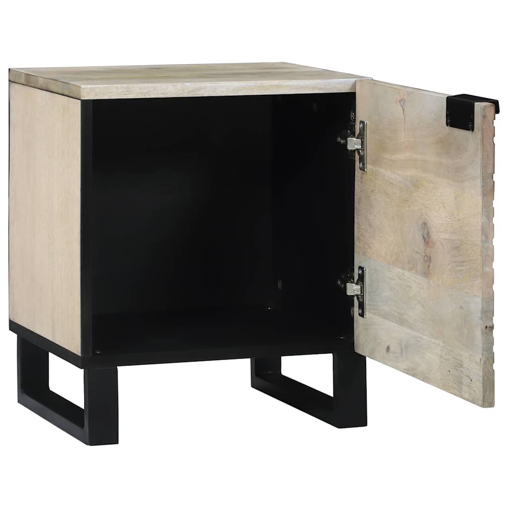 Mesa de noche 2 pcs Blanco 40 x 33 x 46 cm Madera de ingeniería