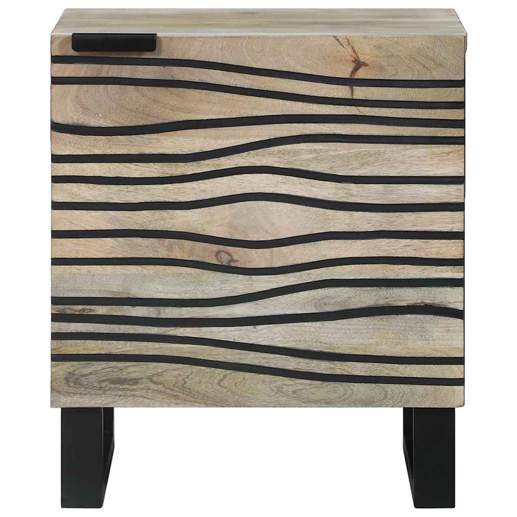 Mesa de noche 2 pcs Blanco 40 x 33 x 46 cm Madera de ingeniería