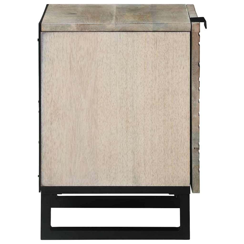 Mesa de noche 2 pcs Blanco 40 x 33 x 46 cm Madera de ingeniería