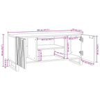 Unidades de TV 105 x 33 x 46 cm Madera contrachapada