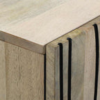 Aparador 60 x 33,5 x 75 cm Madera de mango maciza