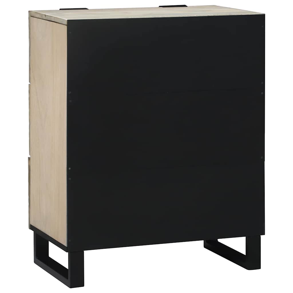 Vitrina Blanco 60 x 33.5 x 75 cm Madera maciza de Mango