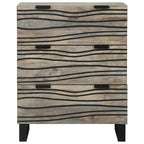 Vitrina Blanco 60 x 33.5 x 75 cm Madera maciza de Mango