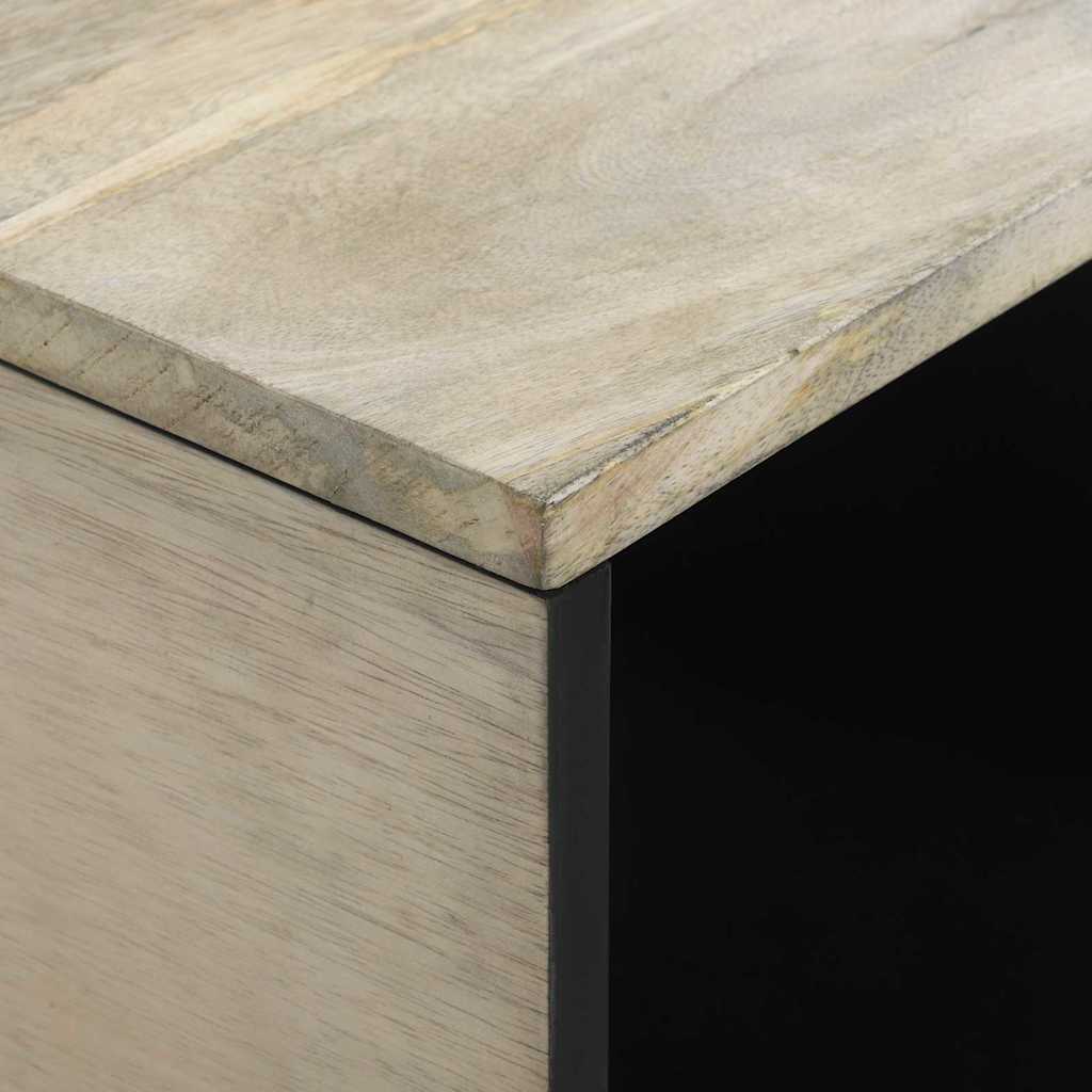 Mesa de centro Blanco 80 x 50 x 40 cm Madera de ingeniería