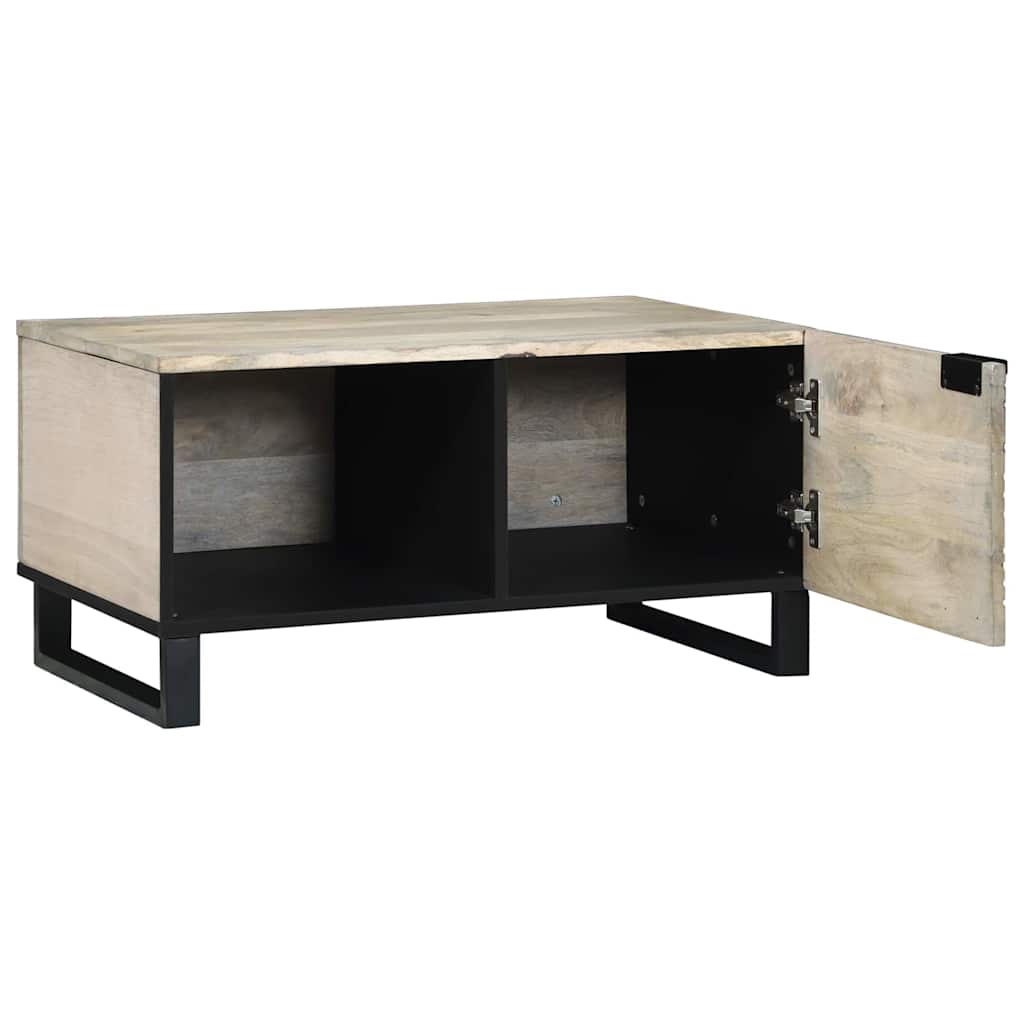 Mesa de centro Blanco 80 x 50 x 40 cm Madera de ingeniería