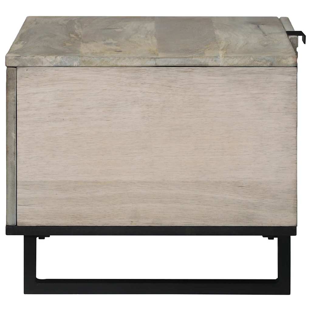 Mesa de centro Blanco 80 x 50 x 40 cm Madera de ingeniería