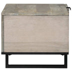 Mesa de centro Blanco 80 x 50 x 40 cm Madera de ingeniería