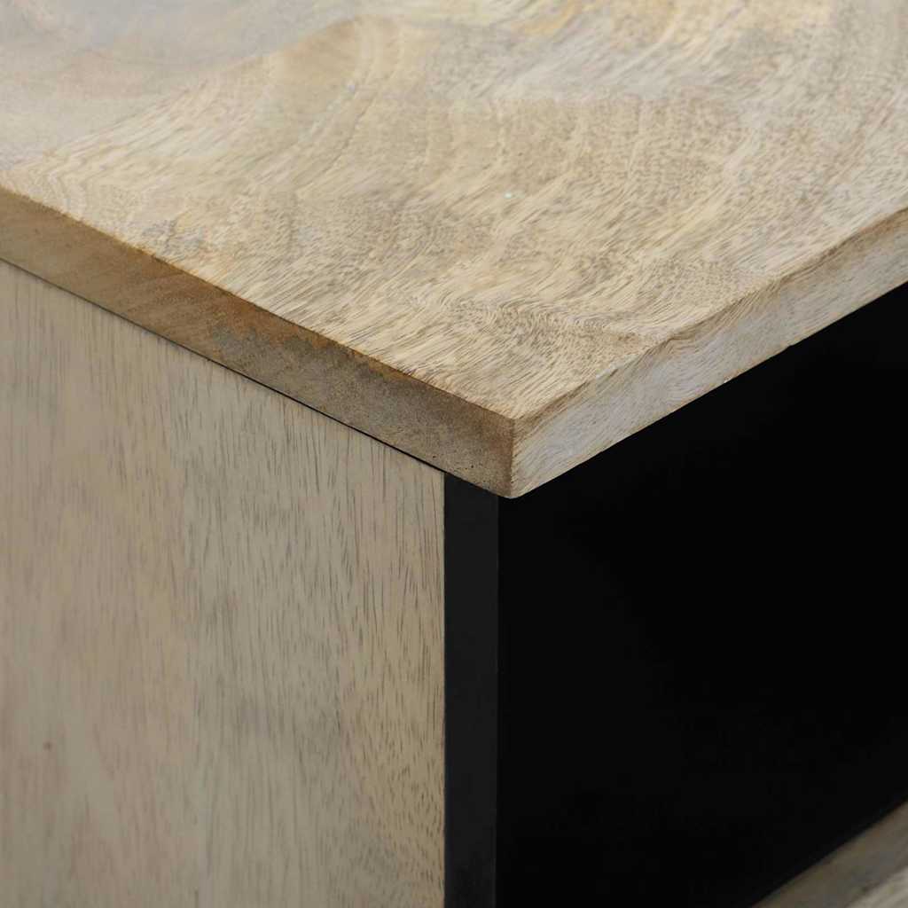 Mesa de noche 2 pcs Blanco 40 x 33 x 46 cm Madera de ingeniería