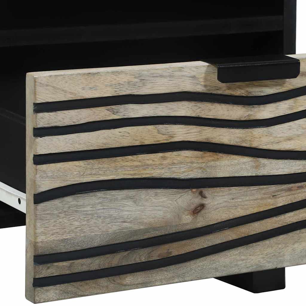 Mesa de noche 2 pcs Blanco 40 x 33 x 46 cm Madera de ingeniería