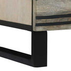 Mesa de noche 2 pcs Blanco 40 x 33 x 46 cm Madera de ingeniería