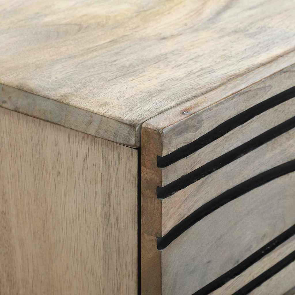 Mesa de noche Blanco 50 x 33 x 60 cm Madera de ingeniería