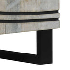Mesa de noche Blanco 50 x 33 x 60 cm Madera de ingeniería
