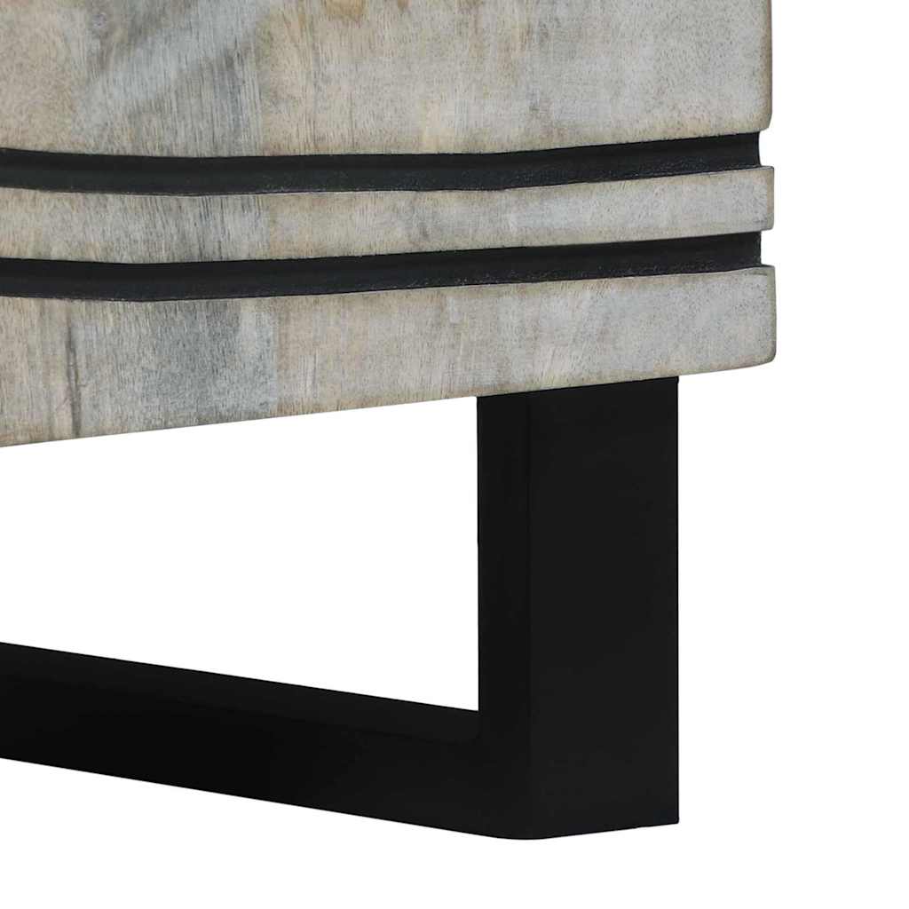 Mesa de noche Blanco 50 x 33 x 60 cm Madera de ingeniería