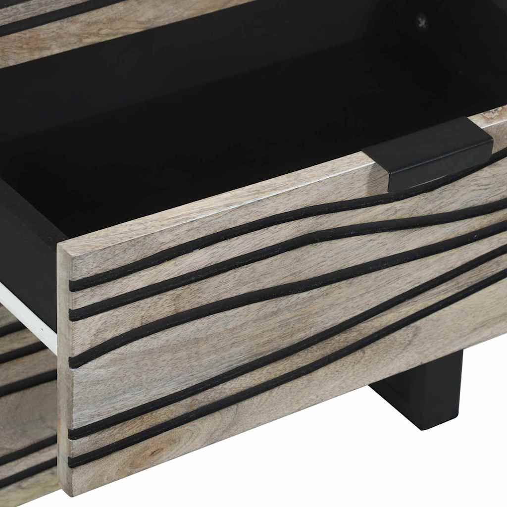 Mesa de noche Blanco 50 x 33 x 62 cm Madera de ingeniería