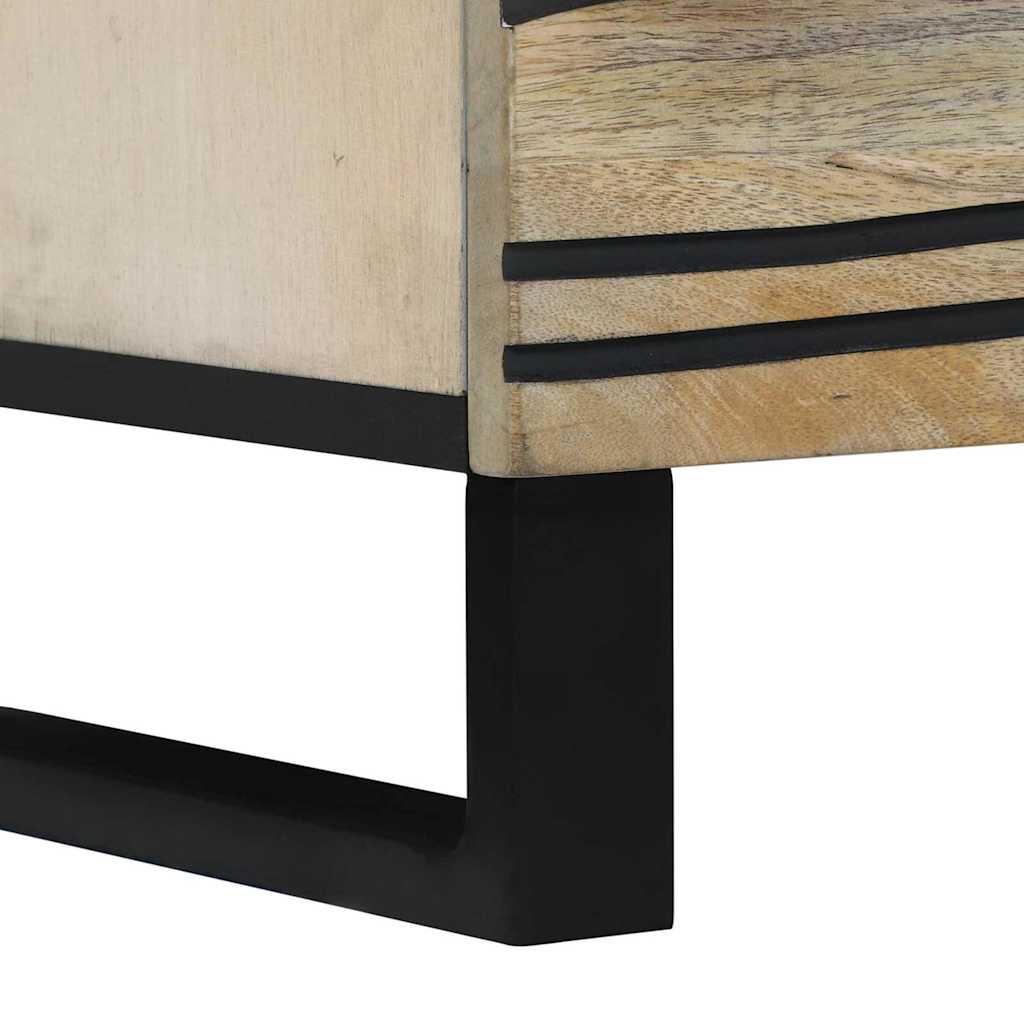 Mesa de noche Blanco 50 x 33 x 62 cm Madera de ingeniería