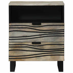 Mesa de noche Blanco 50 x 33 x 62 cm Madera de ingeniería